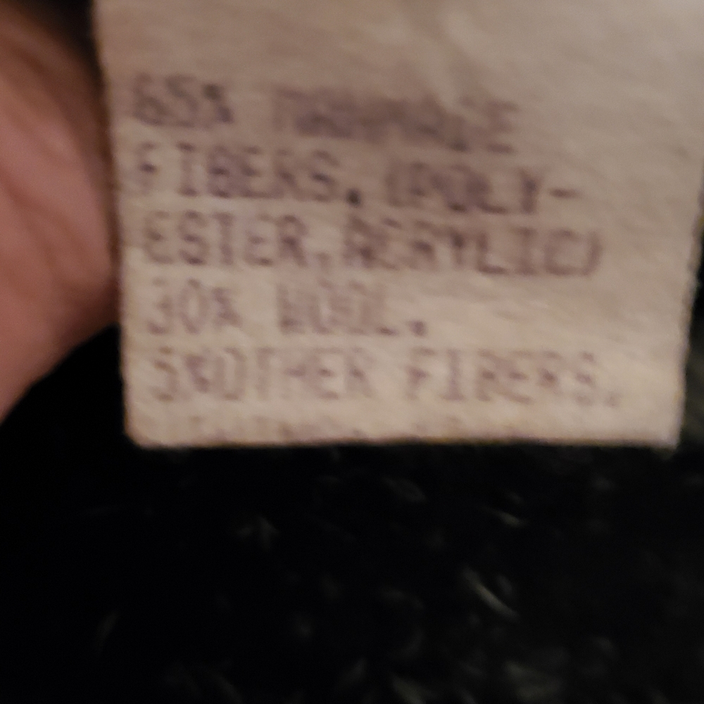 Vtg Winter Coat Checkered Pattern - image 8